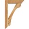 Ekena Millwork Legacy Traditional Rough Sawn Bracket w/ Offset Brace, Western Red Cedar, 6"W x 24"D x 36"H BKT0604X24X36LEC01RWR - alternate 3